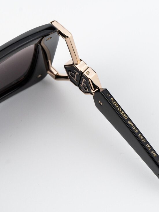 Philipp Plein Women Sunglasses Black Pink Gradient Square SPP121S 0700 main image 4